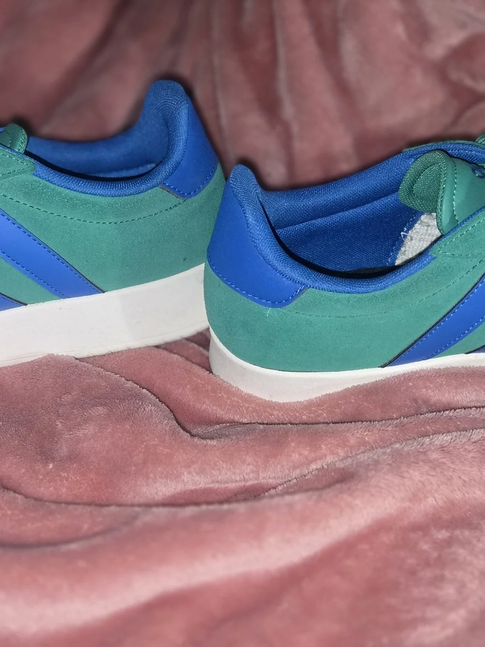 Men Adidas  Teal & Blue Sneakers